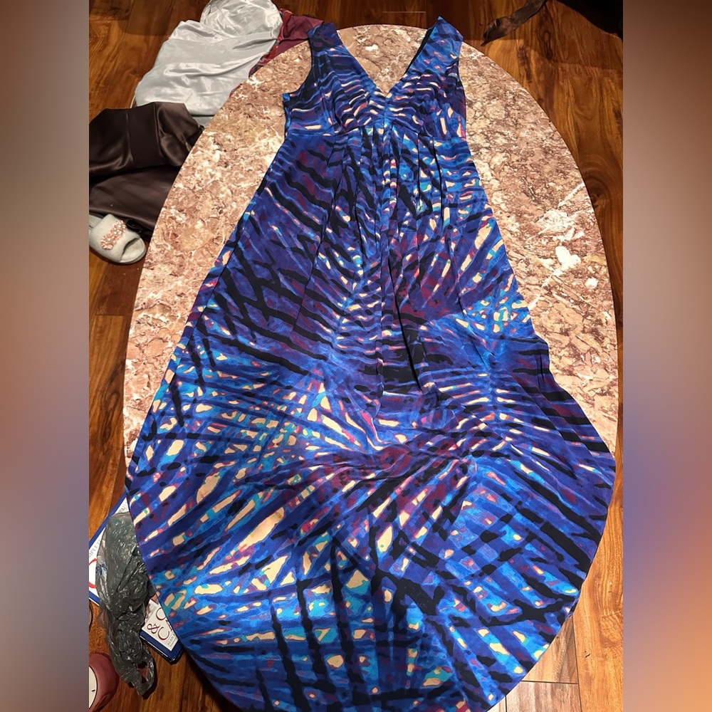 Presley Skye Blue and Purple Dress
